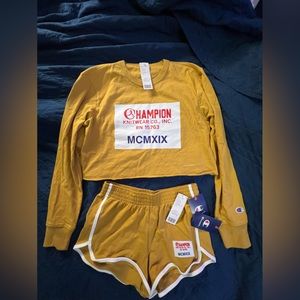 Cropped Champion Set